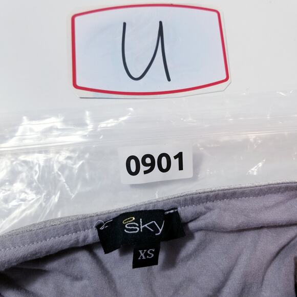 Sky Gray Braided Detail Empire Waist Halter Maxi Dress - Picture 13 of 13